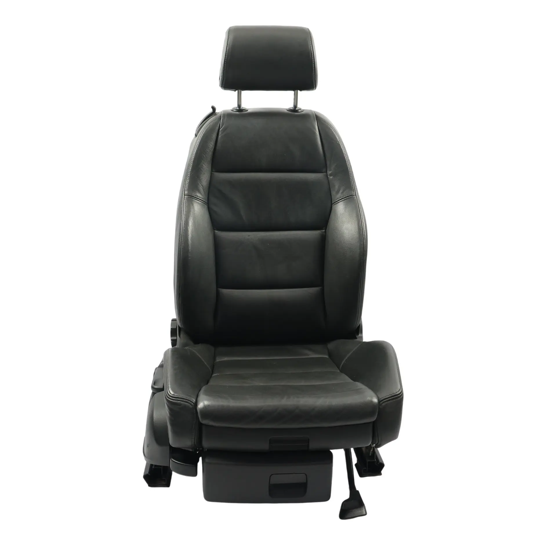 Audi A4 B7 8H Convertible Sport Seat Delantero Derecho Interior Soul Cuero Negro