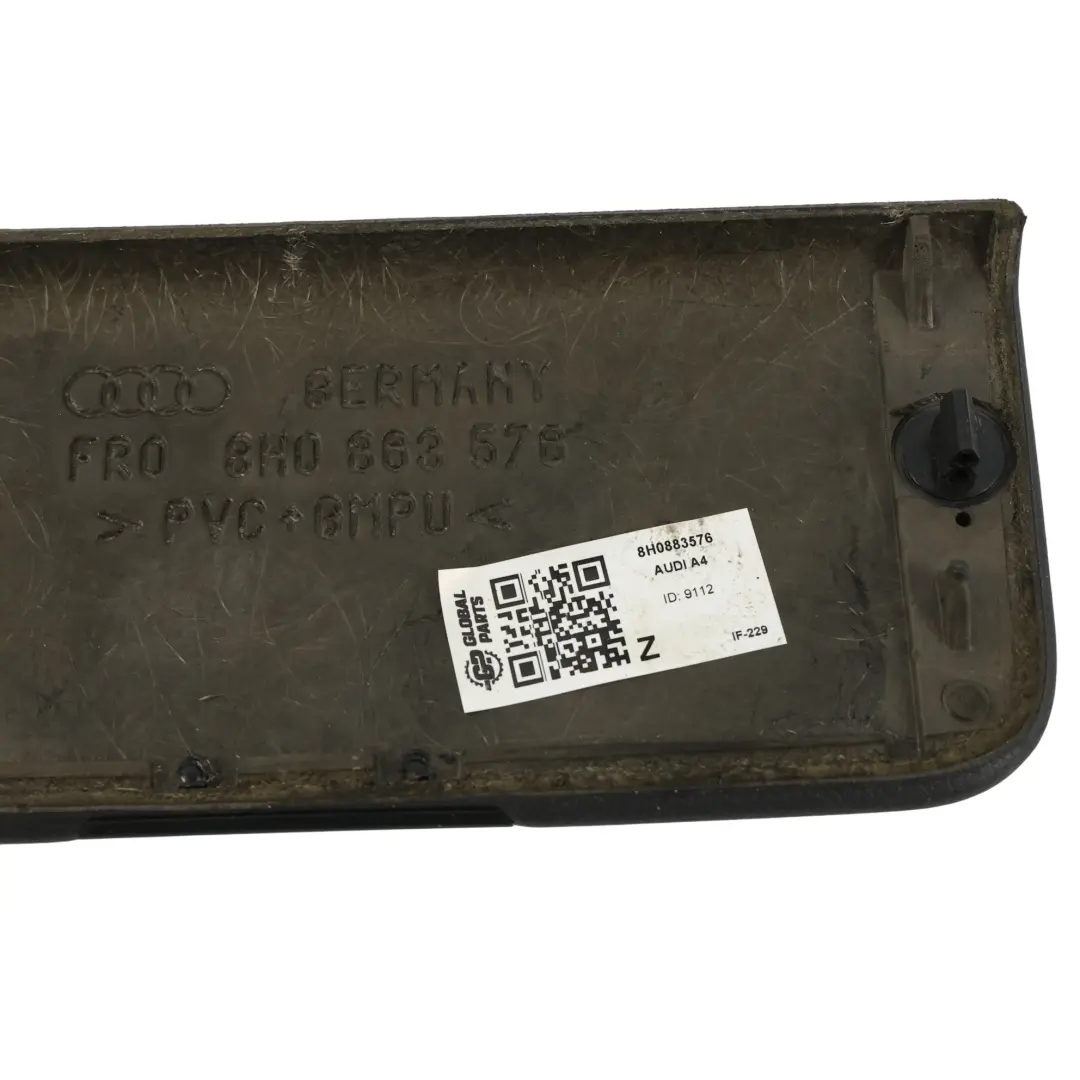 Pannello Rivestimento Portellone Posteriore Destro per Audi A4 S Line con numero di parte 8H0883576 Audi A4 S Line Pannello Rivestimento Portellone Posteriore Destro - SKU 8H0883576 - Numero di parte 8H0883576