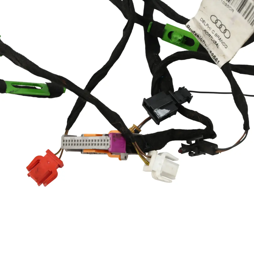 Door Wiring Harness Cable Front Passenger 8H1971035CS to Audi A4 S Line with Part number 8H1971035CR Audi A4 S Line Door Wiring Harness Cable Front Passenger 8H1971035CS - SKU 8H1971035CR - Part number 8H1971035CR