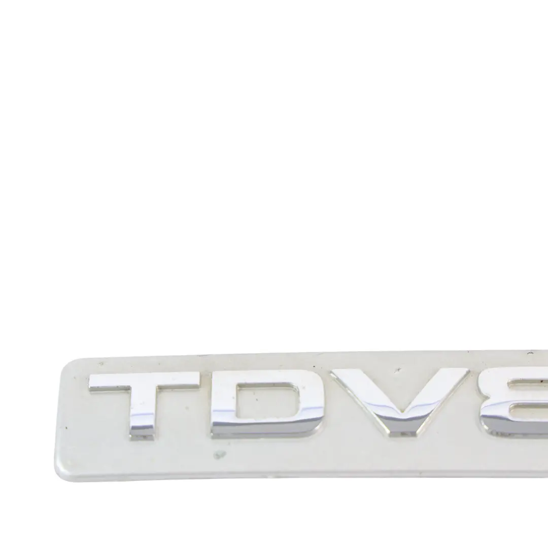 Chrome Badge TDV8 Emblem Tailgate 8H42-000A16-BA to Land Rover Range Rover L322 with Part number 8H22-000A16-BA Land Rover Range Rover L322 Chrome Badge TDV8 Emblem Tailgate 8H42-000A16-BA - SKU 8H22-000A16-BA - Part number 8H22-000A16-BA