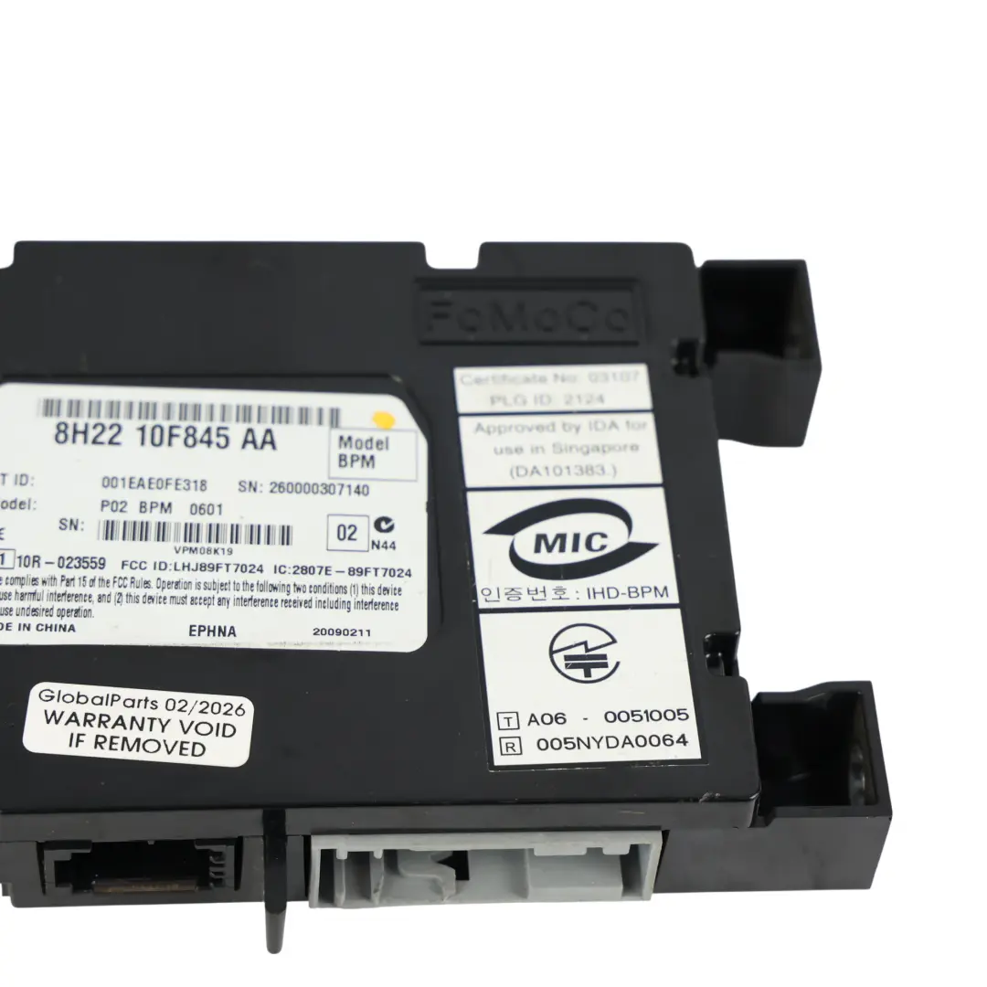 Land Rover Discovery 3 L319 Module Commande Téléphonique Bluetooth - SKU 8H2210F845AA - Numéro de pièce 8H2210F845AA