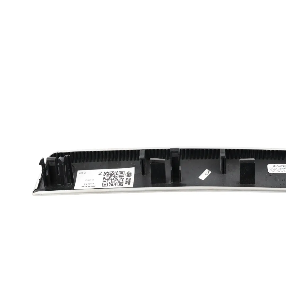 Dashboard Dash Trim Strip Right O/S Cover Panel Aluminium to Audi A4 B7 with Part number 8H2853189 Audi A4 B7 Dashboard Dash Trim Strip Right O/S Cover Panel Aluminium - SKU RHD-8H2853189 - Part number 8H2853189