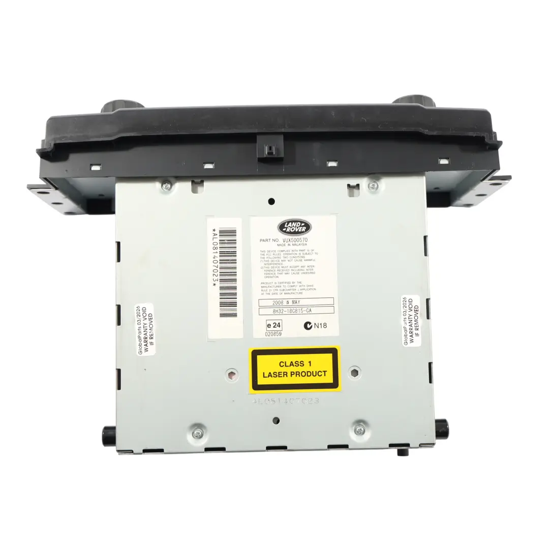 Radio CD Player Head Unit to Range Rover Sport L320 with Part number 8H32-18C815-CA Range Rover Sport L320 Radio CD Player Head Unit - SKU 8H32-18C815-CA - Part number 8H32-18C815-CA