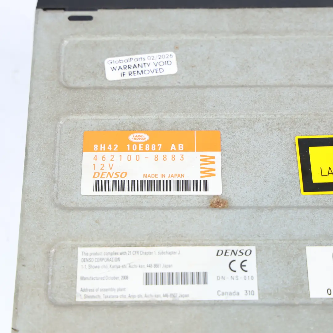 Land Rover Discovery 3 L319 Lecteur DVD Navigation Par Satellite - SKU 8H42-10E887-AB - Numéro de pièce 8H42-10E887-AB