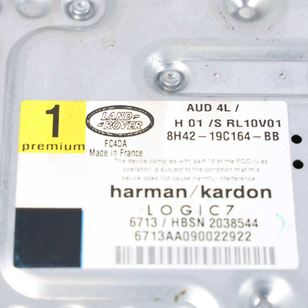 Amplificateur Harman Kardon pour Land Rover Discovery 3 L319 à propos du numéro de pièce 8H42-19C164-BB Land Rover Discovery 3 L319 Amplificateur Harman Kardon - SKU 8H42-19C164-BB - Numéro de pièce 8H42-19C164-BB
