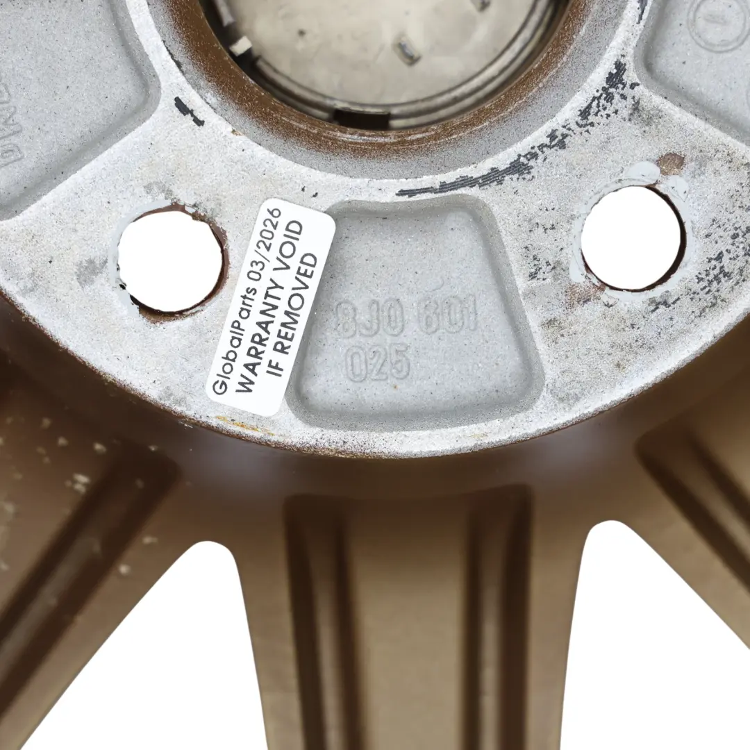 Llanta Aleación 18" 9J ET:52 10 Radios Dorado para Audi TT 8J con número de pieza 8J0601025 Audi TT 8J Llanta Aleación 18" 9J ET:52 10 Radios Dorado - SKU 8J0601025-1 - Número de pieza 8J0601025