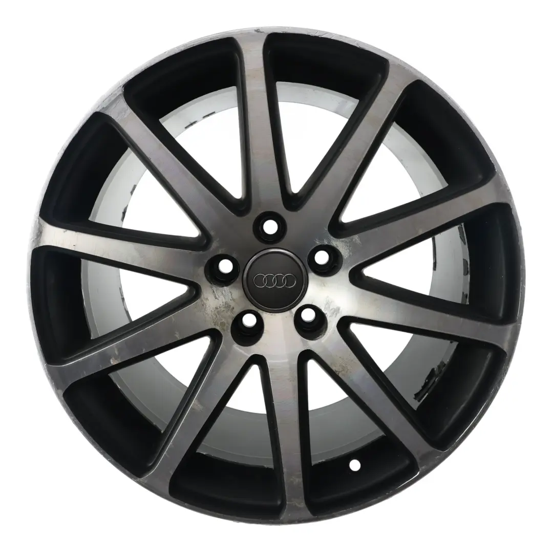 Audi TT 8J Bicolore Cerchio In Lega 18" 9J ET:52 10-Spoke - SKU 8J0601025AA-3 - Numero di parte 8J0601025AA