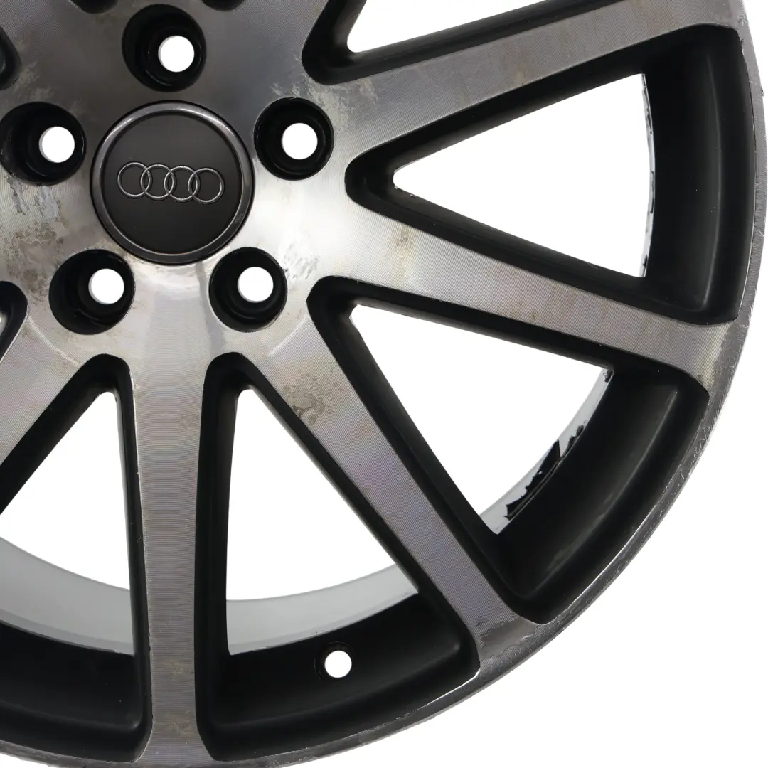 Audi TT 8J Bicolor Leichtmetallfelge 18" 9J ET:52 10-Speiche - SKU 8J0601025AA-3 - Teilenummer 8J0601025AA