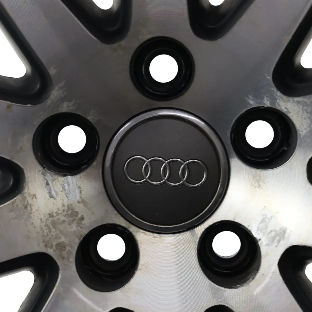 Audi TT 8J Llanta De Aleación Bicolor 18" 9J ET:52 10 Radios - SKU 8J0601025AA-3 - Número de pieza 8J0601025AA