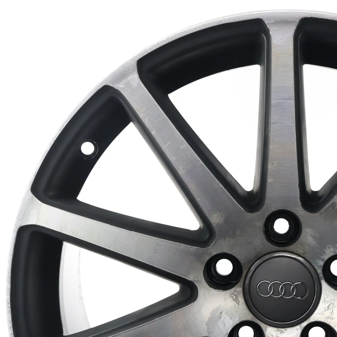 Audi TT 8J Jante En Alliage Bicolore 18" 9J ET:52 10 Rayons - SKU 8J0601025AA-4 - Numéro de pièce 8J0601025AA