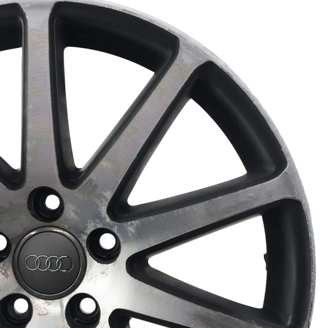 Audi TT 8J Bicolor Leichtmetallfelge 18" 9J ET:52 10-Speiche - SKU 8J0601025AA-4 - Teilenummer 8J0601025AA