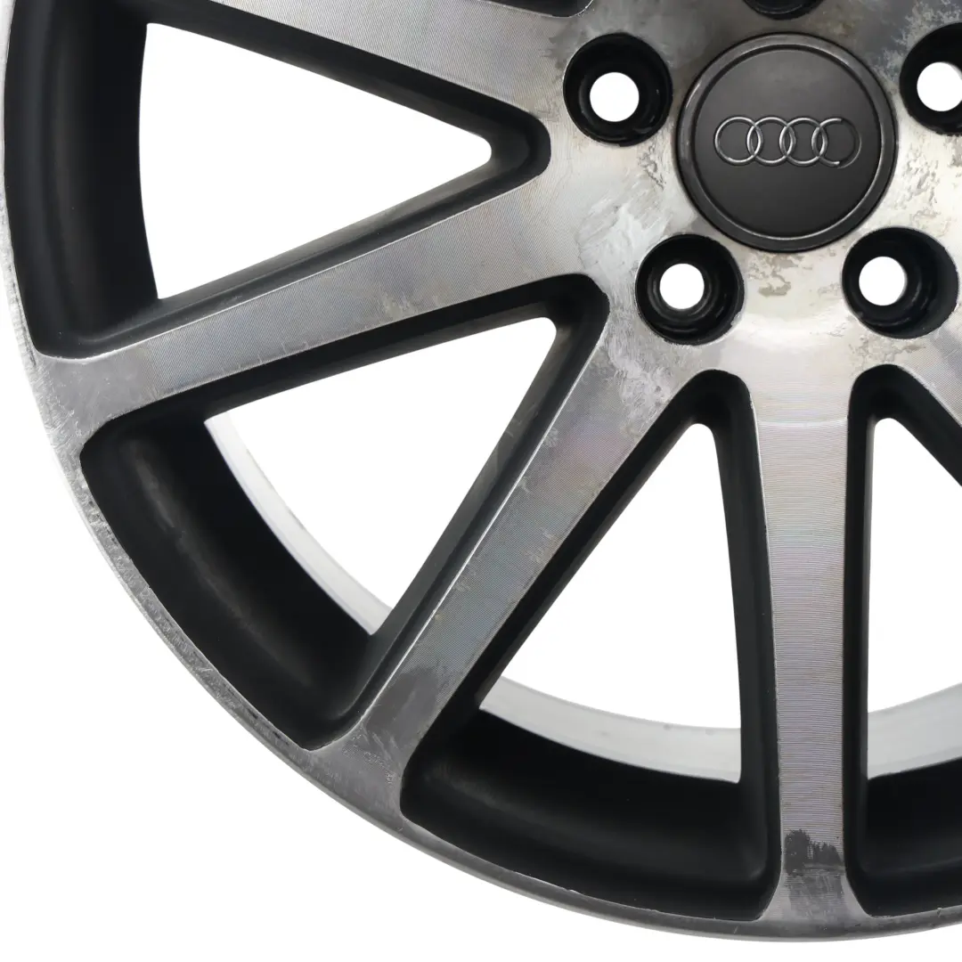 Jante En Alliage Bicolore 18" 9J ET:52 10 Rayons pour Audi TT 8J à propos du numéro de pièce 8J0601025AA Audi TT 8J Jante En Alliage Bicolore 18" 9J ET:52 10 Rayons - SKU 8J0601025AA-4 - Numéro de pièce 8J0601025AA