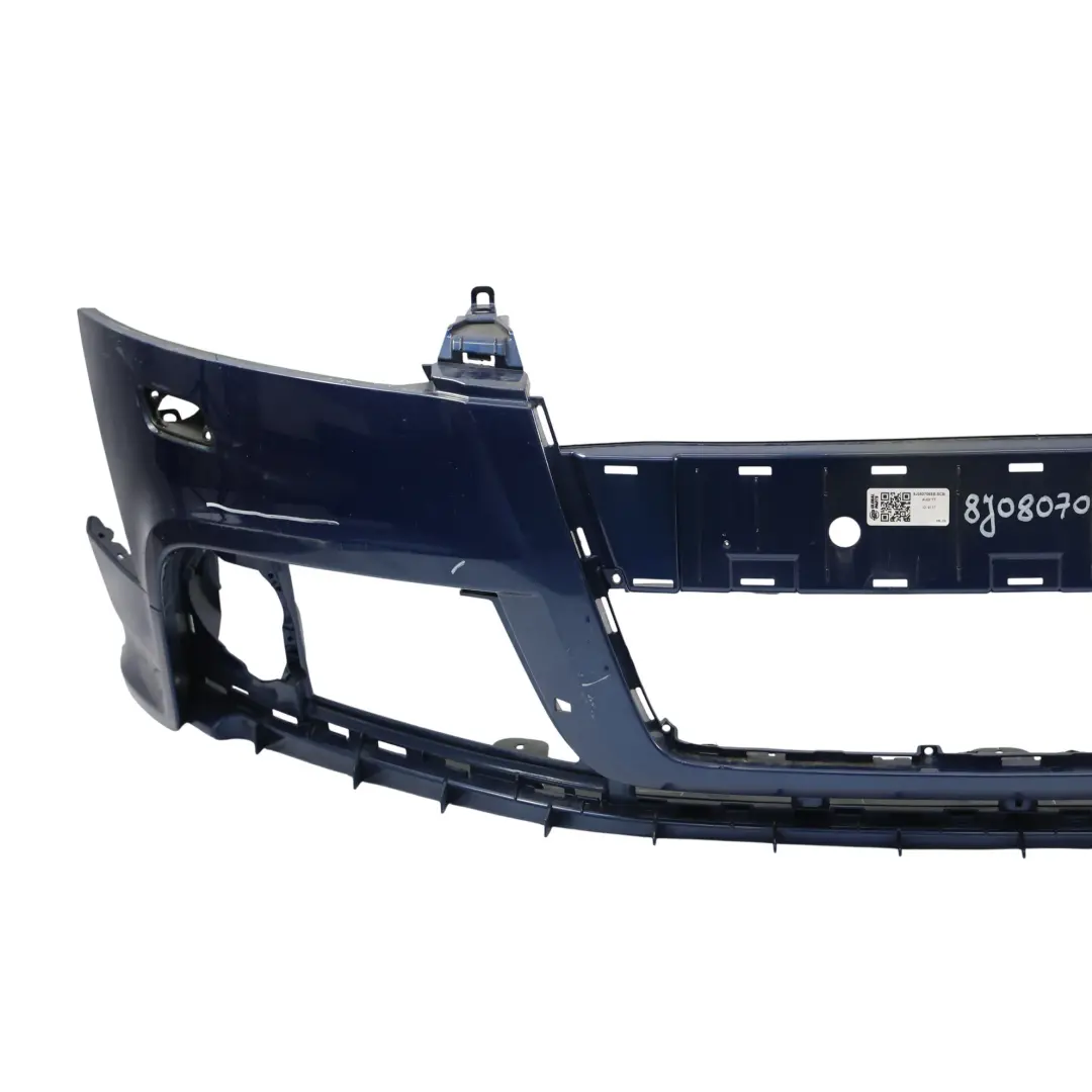 Audi TT 8J Front Bumper Trim Panel Covering Scuba Blue Metallic - X5Q - SKU 8J0807065B-SCB - Part number 8J0807065B