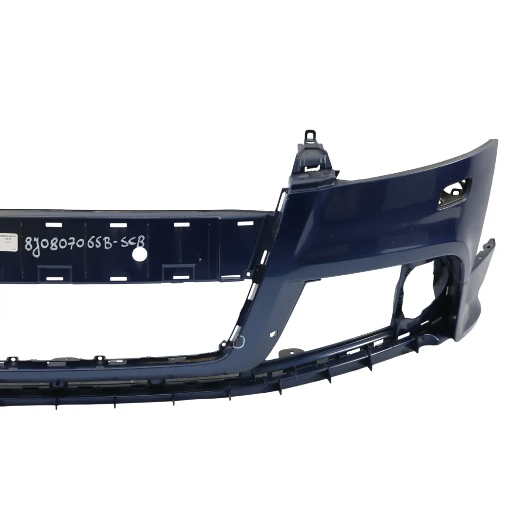 Audi TT 8J Front Bumper Trim Panel Covering Scuba Blue Metallic - X5Q - SKU 8J0807065B-SCB - Part number 8J0807065B