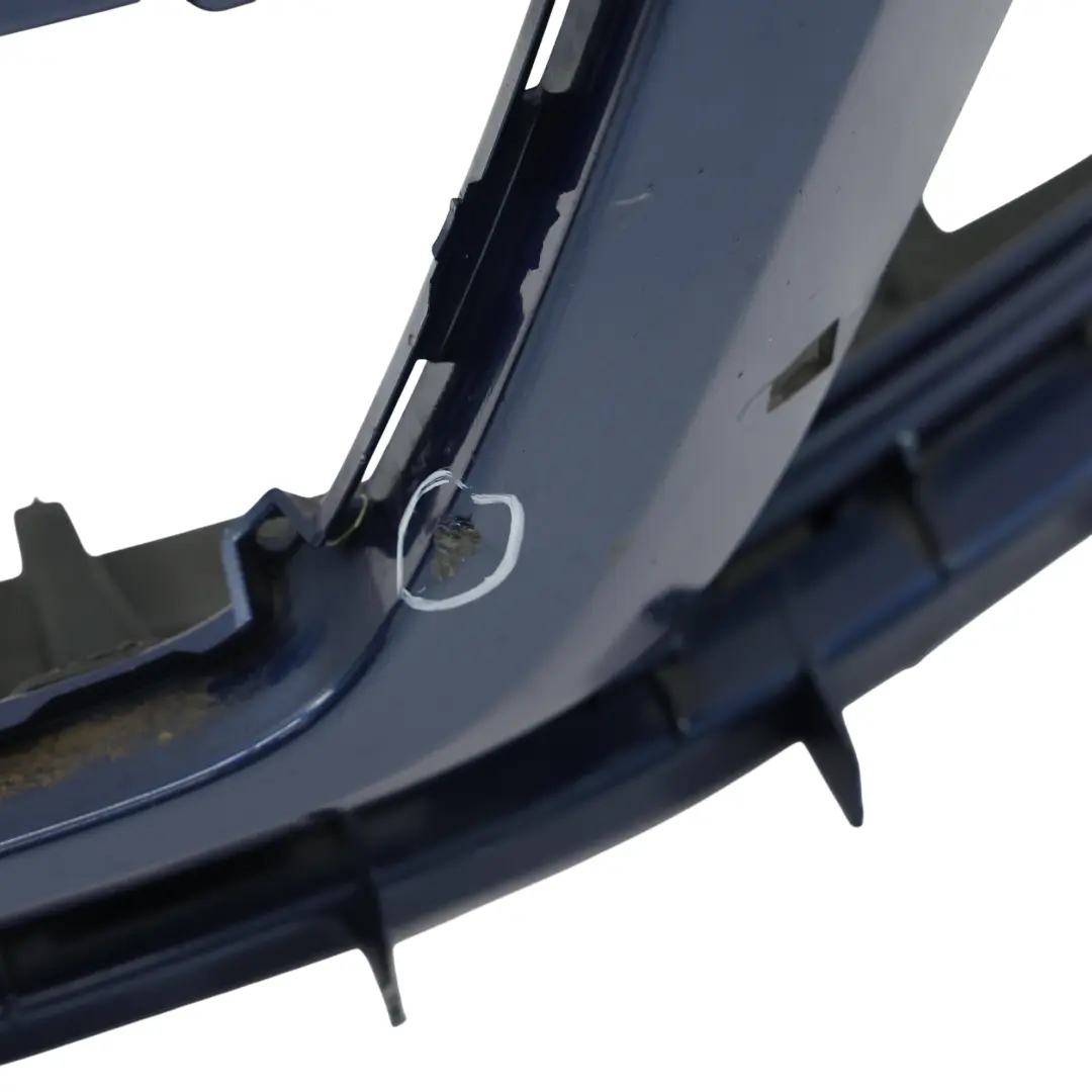 Front Bumper Trim Panel Covering Scuba Blue Metallic - X5Q to Audi TT 8J with Part number 8J0807065B Audi TT 8J Front Bumper Trim Panel Covering Scuba Blue Metallic - X5Q - SKU 8J0807065B-SCB - Part number 8J0807065B