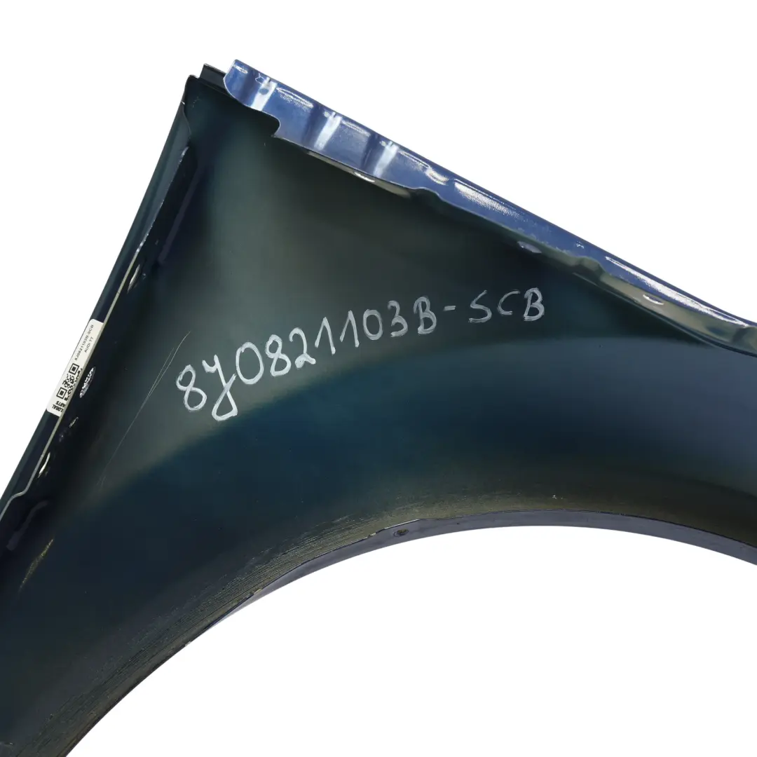 Audi TT 8J Side Panel Front Left N/S Wing Fender Scuba Blue Metallic - X5Q - SKU 8J0821103B-SCB - Part number 8J0821103B