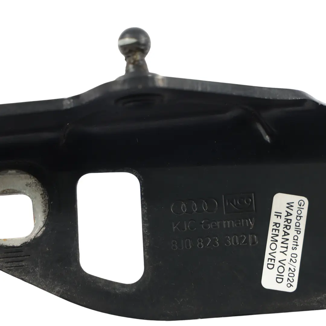 Capó Bisagra Delantera Derecha Phantom Negro - Z9Y para Audi TT 8J con número de pieza 8J0823302D Audi TT 8J Capó Bisagra Delantera Derecha Phantom Negro - Z9Y - SKU 8J0823302D-PHB - Número de pieza 8J0823302D