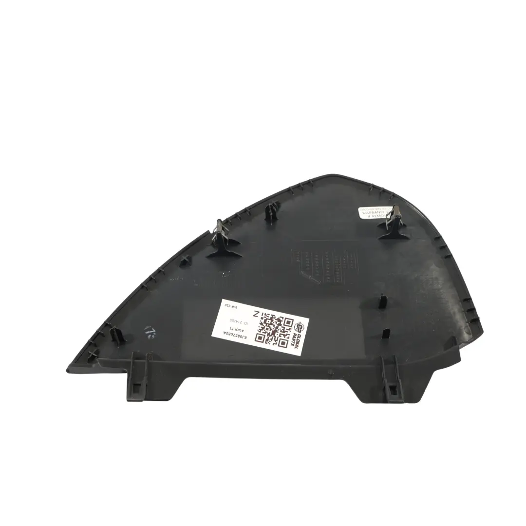 Cruscotto Pannello Di Copertura Laterale End Cap Sinistra per Audi TT 8J con numero di parte 8J0857085A Audi TT 8J Cruscotto Pannello Di Copertura Laterale End Cap Sinistra - SKU 8J0857085A - Numero di parte 8J0857085A