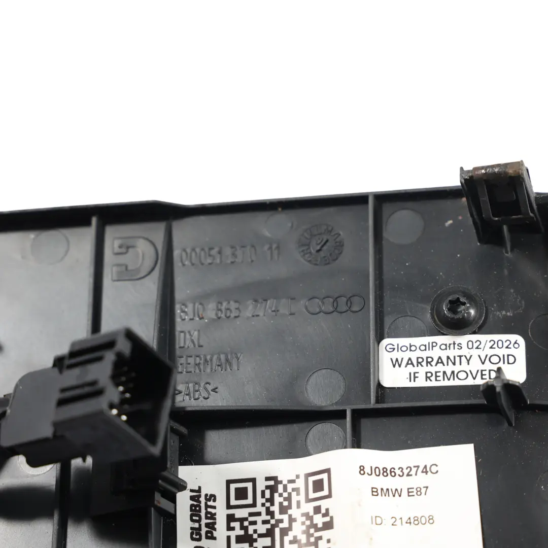 Audi TT 8J Uchwyt Mocowanie Telefonu Komórkowego - SKU 8J0863274C - Numer Części 8J0863274C