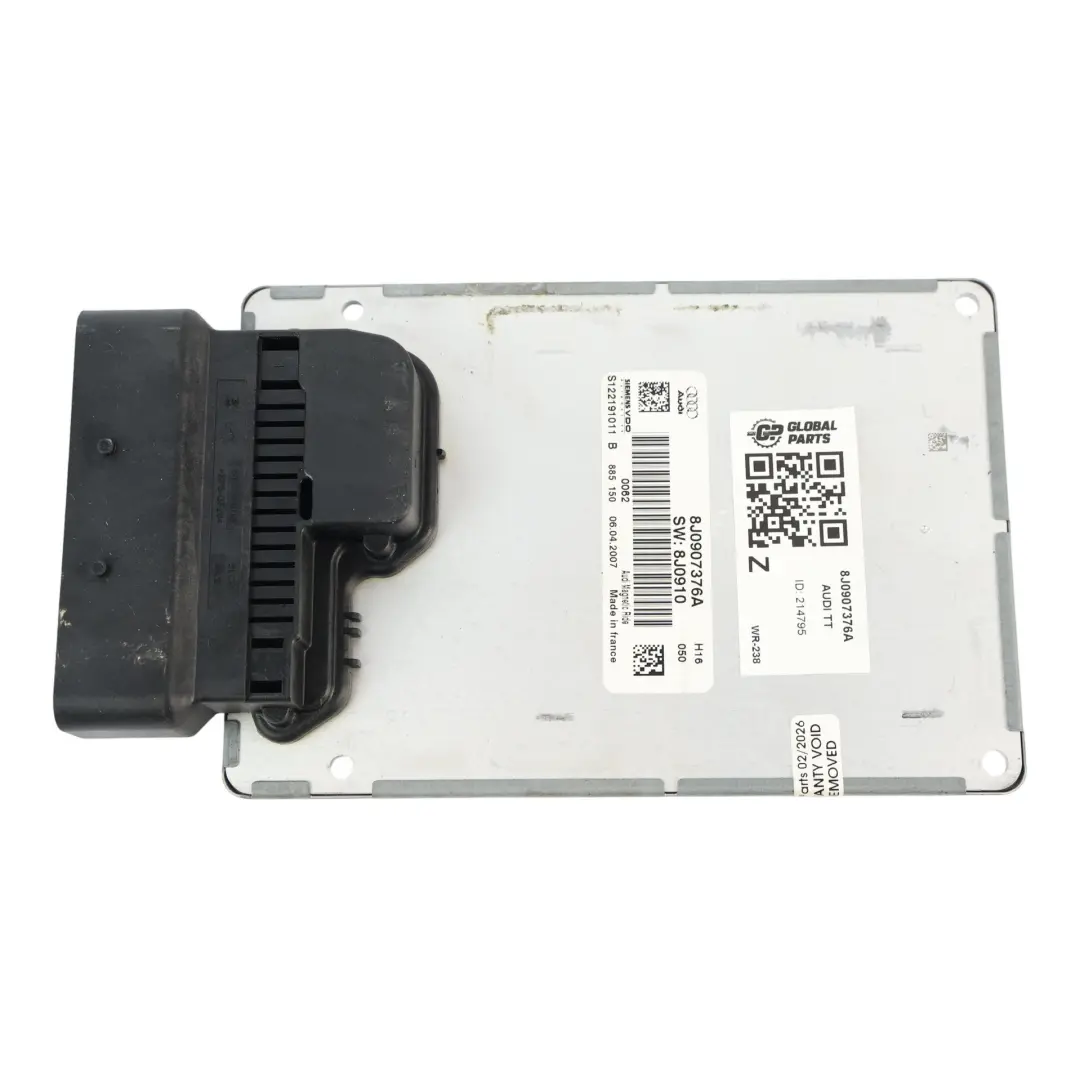 Unità Controllo Ammortizzatore Sospensione Magnetica per Audi TT 8J TTS con numero di parte 8J0907376A Audi TT 8J TTS Unità Controllo Ammortizzatore Sospensione Magnetica - SKU 8J0907376A - Numero di parte 8J0907376A