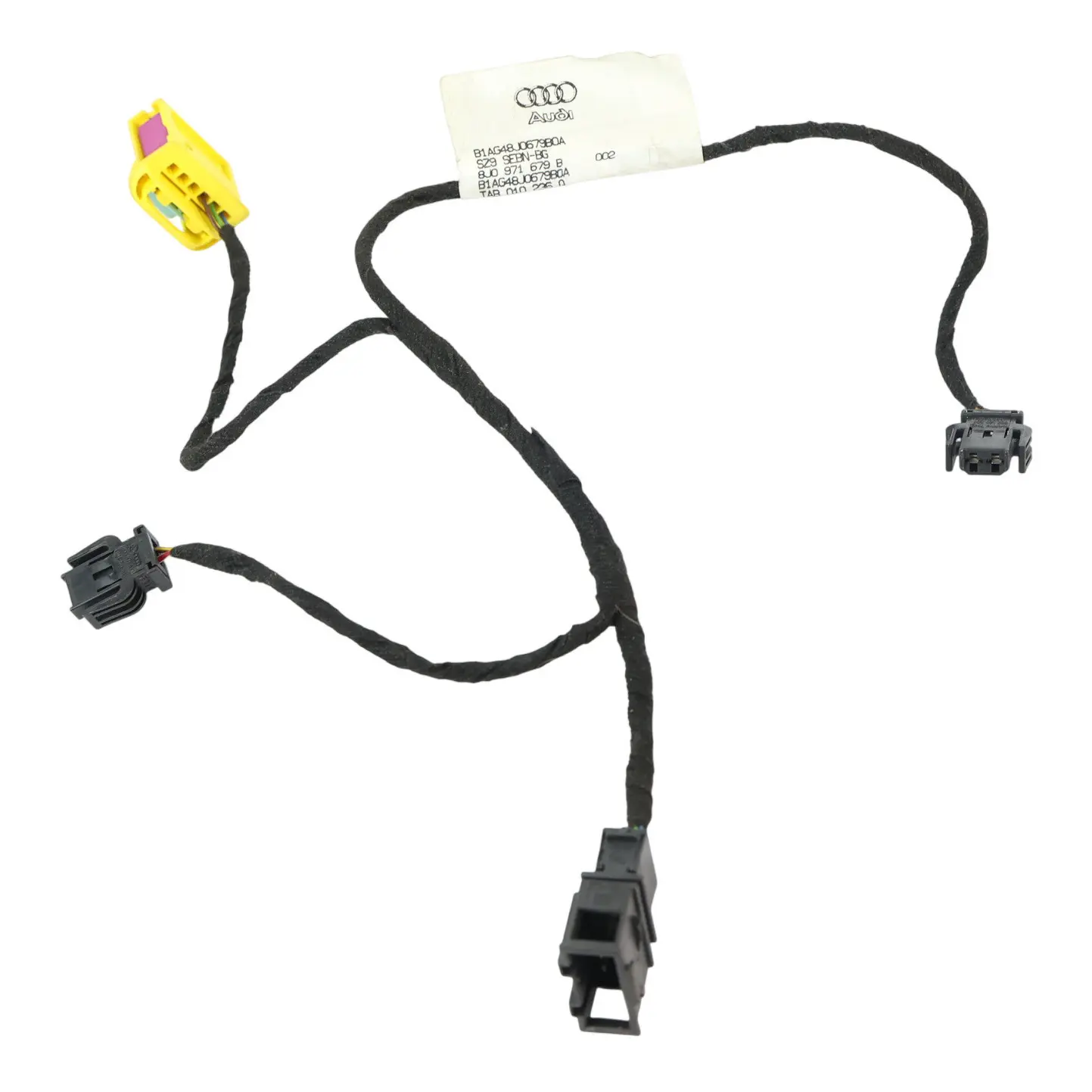 Audi TT 8J TTS Guantera Panel Almacenamiento Cableado Arnés Cable 8J0971679B