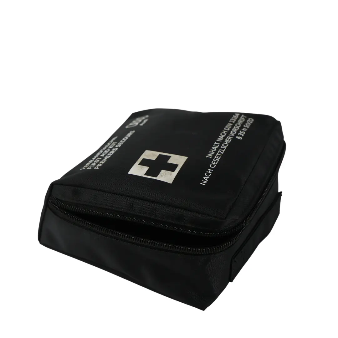 Universal First Aid Emergency Medical Kit Black Pouch to Audi with Part number 8J7860282 Audi Universal First Aid Emergency Medical Kit Black Pouch - SKU 8J7860282 - Part number 8J7860282