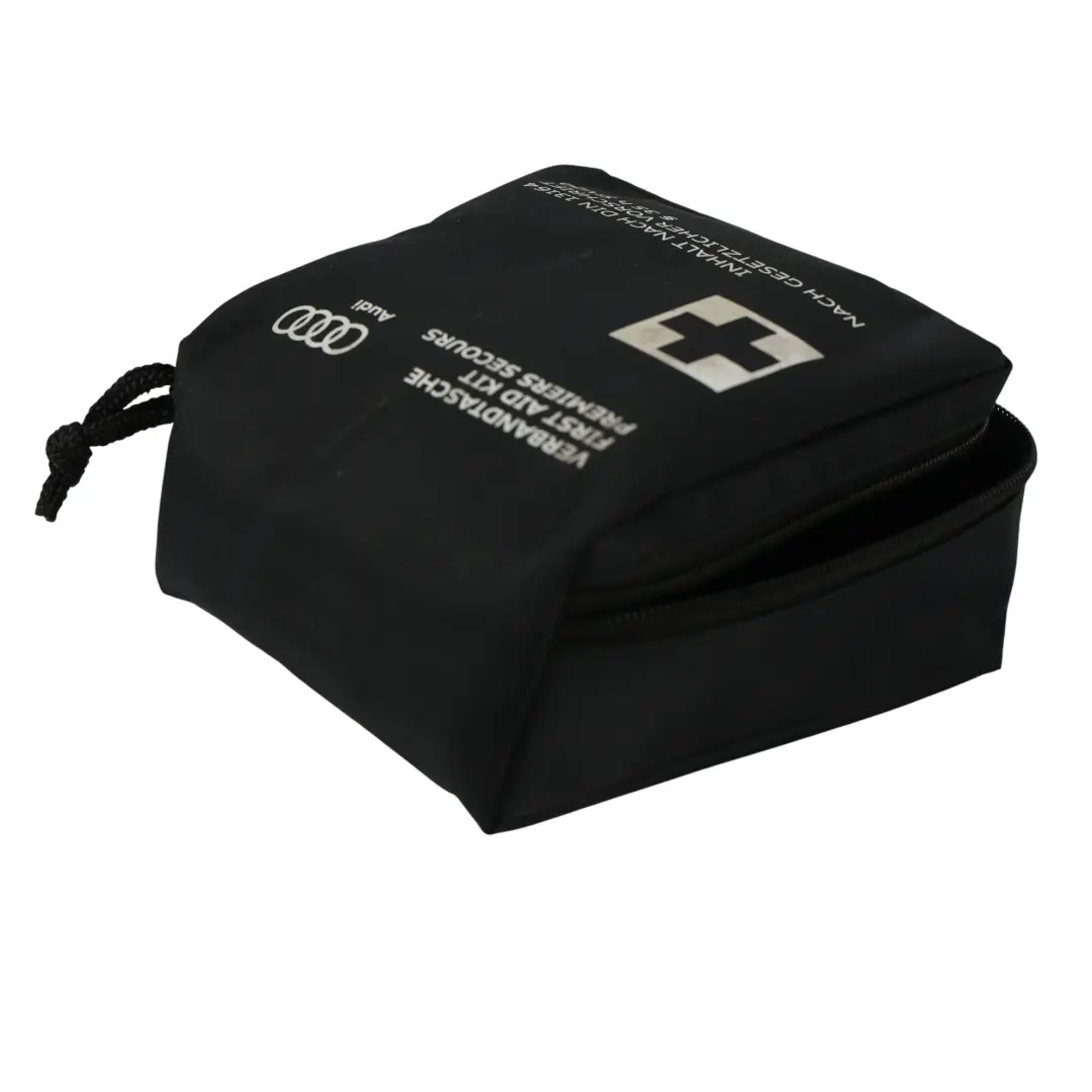 Audi Universal First Aid Emergency Medical Kit Nero Pouch - SKU 8J7860282 - Numero di parte 8J7860282