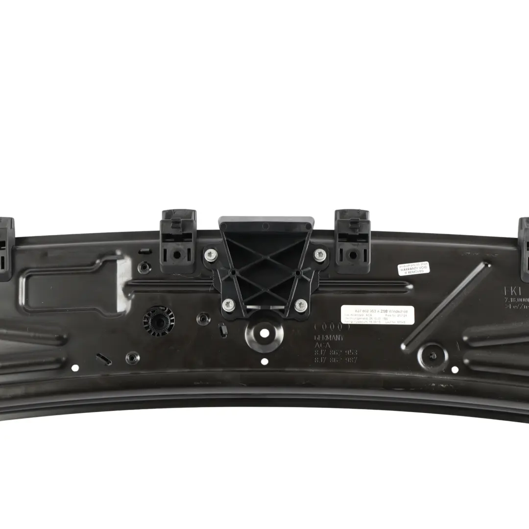 Audi A5 8F Cabrio Windschott Schutz Baugruppe Mechanismus - SKU 8J7862953A - Teilenummer 8J7862953A