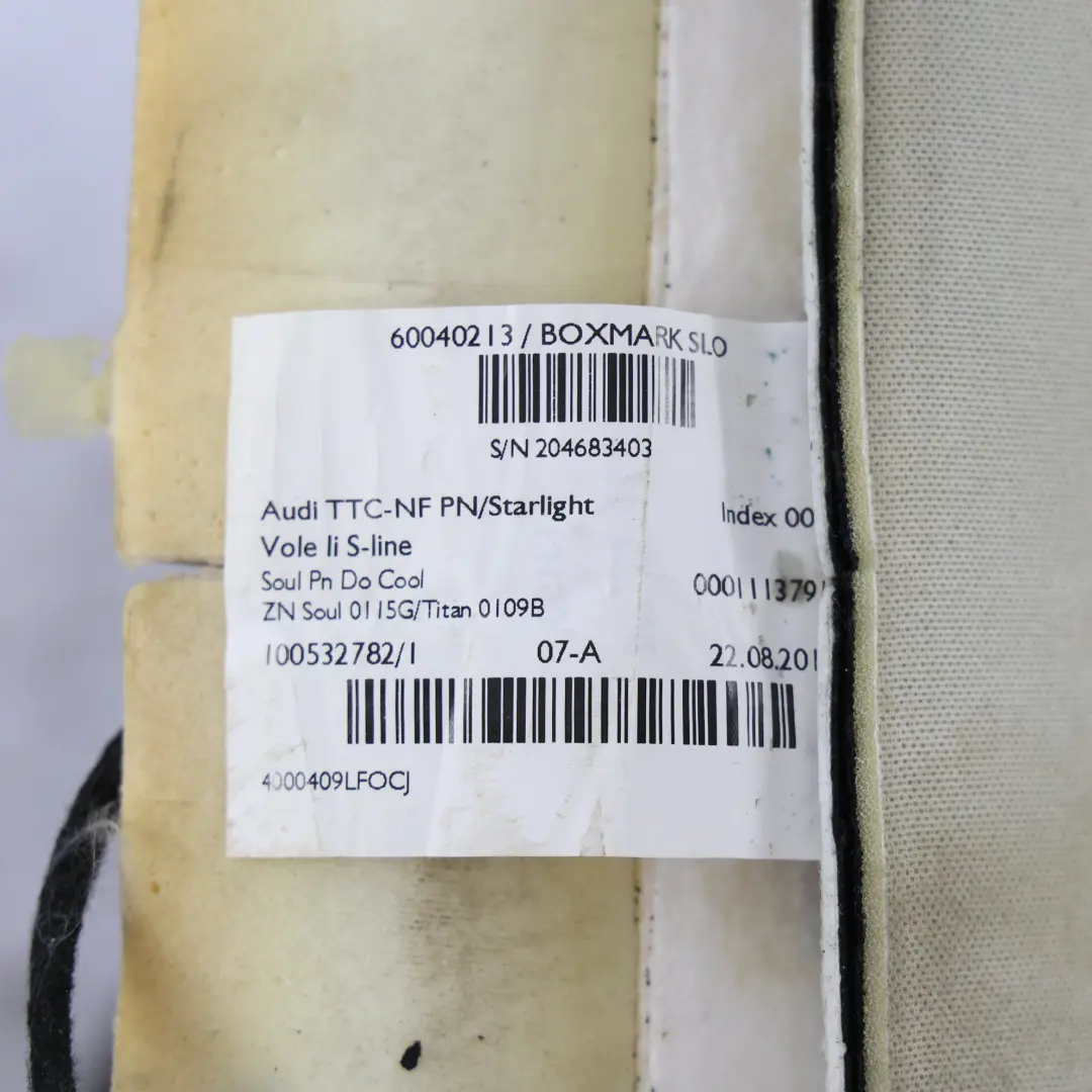 Dossier Siège Avant Gauche Chauffant Cuir Alcantara Noir pour Audi TT 8J S-Line à propos du numéro de pièce 8J8881805AJ Audi TT 8J S-Line Dossier Siège Avant Gauche Chauffant Cuir Alcantara Noir - SKU 8J8881805AJ-2 - Numéro de pièce 8J8881805AJ