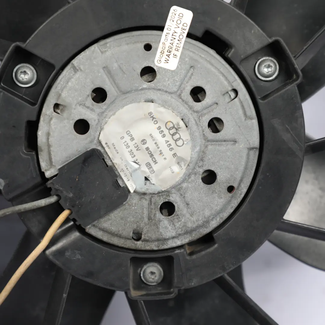 Audi A4 B8 A5 8T Electric Motor Fan Engine Cooling Radiator 4.2 FSI - SKU 8K0121003J - Part number 8K0121003J