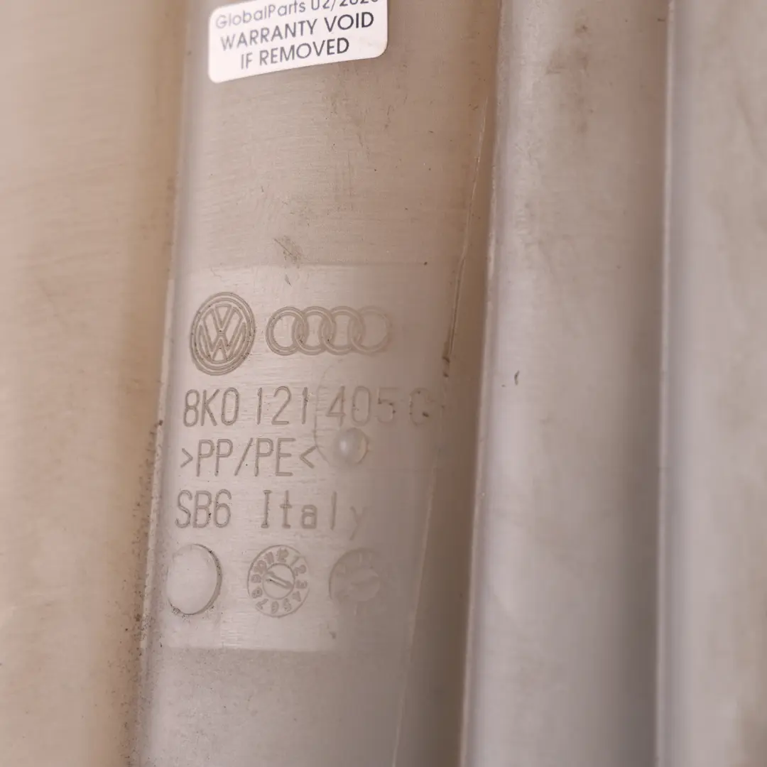 Expansion Tank Header Coolant Reservoir Bottle Tank to Audi A4 B8 A5 8T with Part number 8K0121405G Audi A4 B8 A5 8T Expansion Tank Header Coolant Reservoir Bottle Tank - SKU 8K0121405G - Part number 8K0121405G