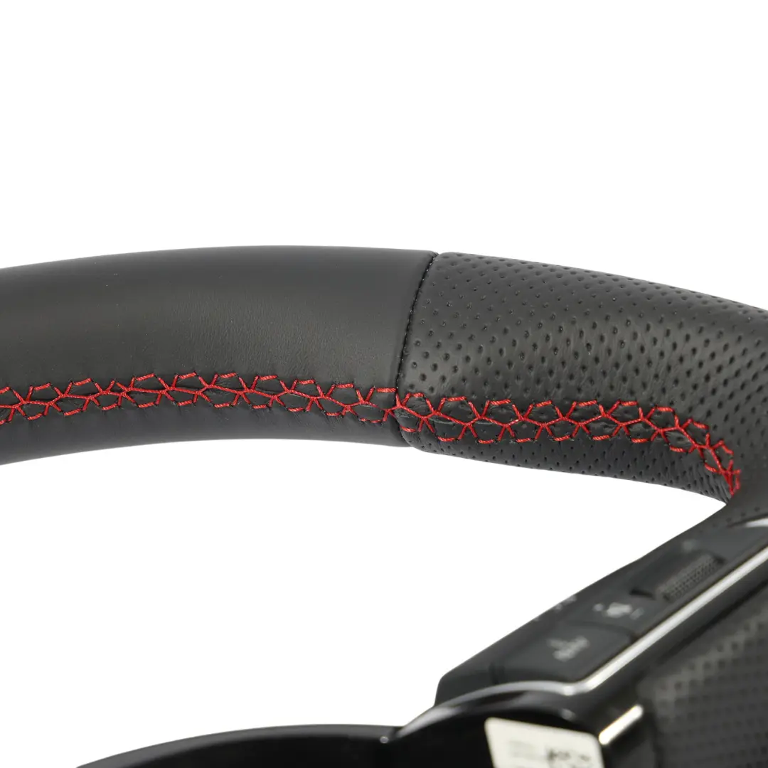 Audi A5 S5 8T Lenkrad NEU Schwarz Leder Flachboden Paddles - SKU 8K0419091DK-1 - Teilenummer 8K0419091DK