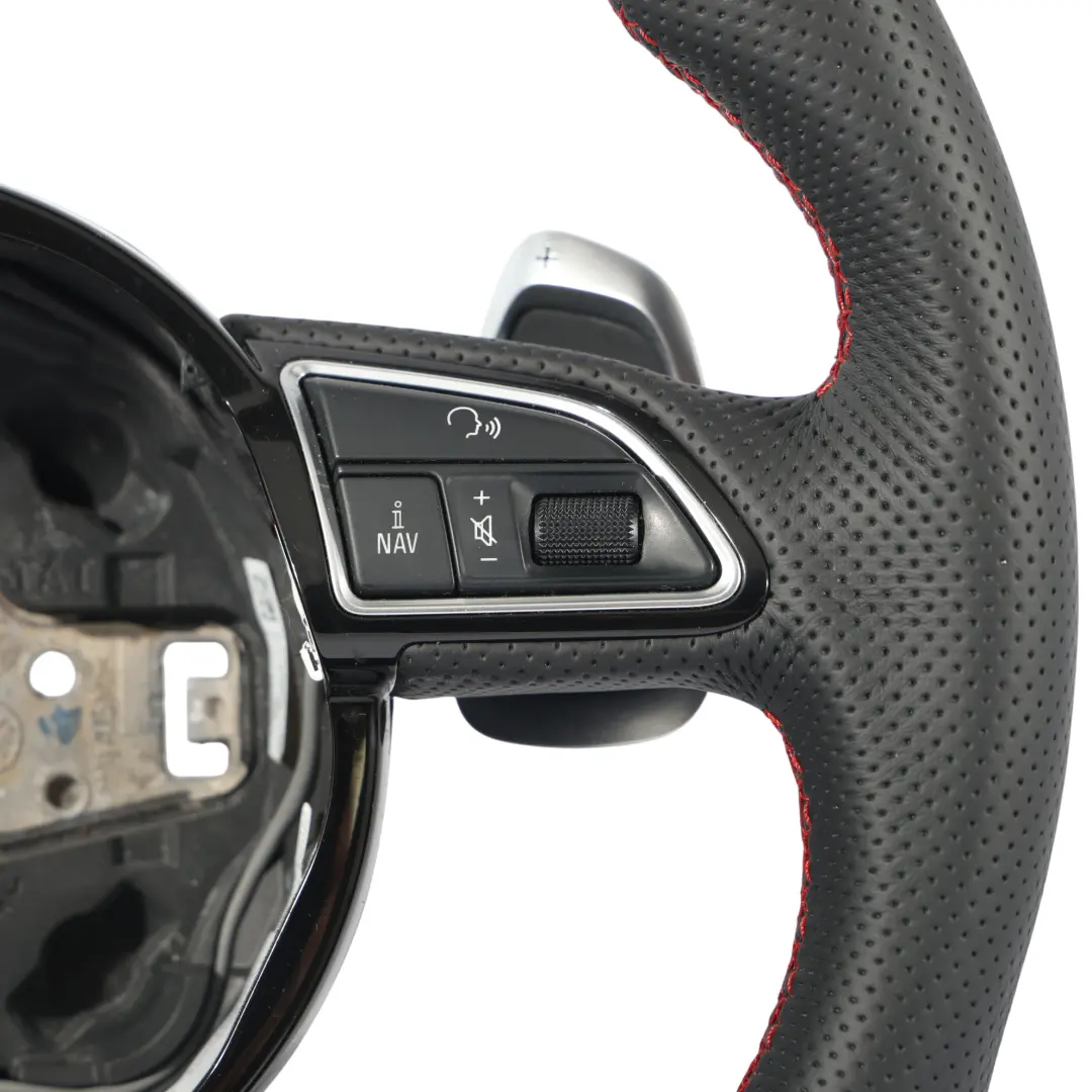Audi A5 S5 8T Volant NEUF En Cuir Noir Avec Palettes À Méplat - SKU 8K0419091DK-1 - Numéro de pièce 8K0419091DK