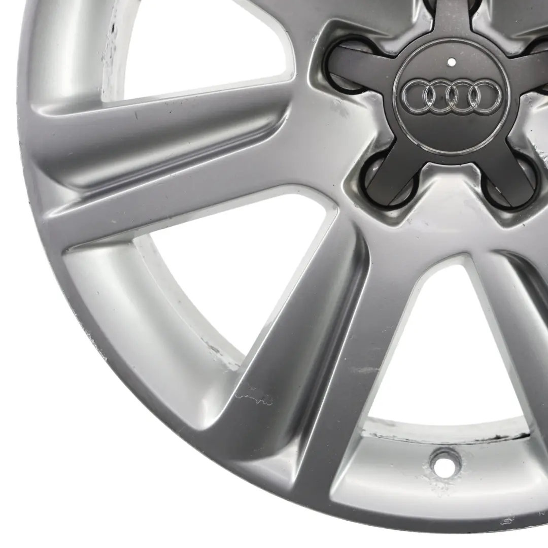 Audi A4 B8 A5 8T Jante argentée en alliage 17" ET:45 7,5J 8K0601025B - SKU 8K0601025B-2 - Numéro de pièce 8K0601025B-2