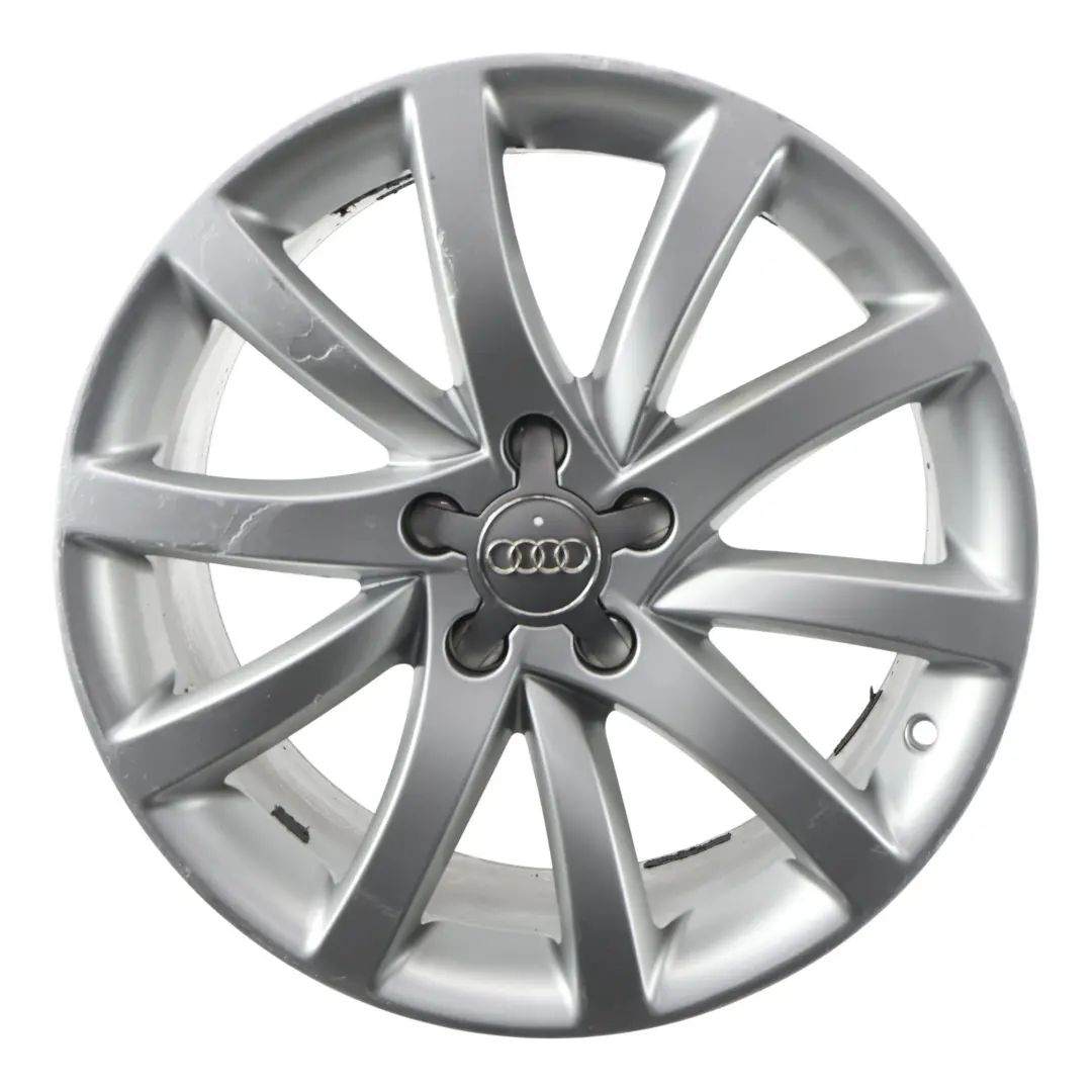 Llanta Aleación Plateada 18" 8J ET:47 para Audi A4 B8 con número de pieza 8K0601025BT Audi A4 B8 Llanta Aleación Plateada 18" 8J ET:47 - SKU 8K0601025BT-1 - Número de pieza 8K0601025BT