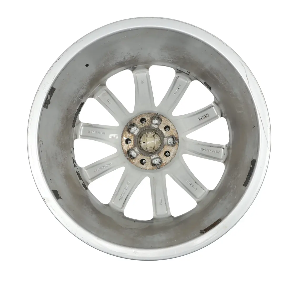 Audi A4 B8 Srebrna Felga Aluminiowa 18" 8J ET:47 - SKU 8K0601025BT-1 - Numer Części 8K0601025BT