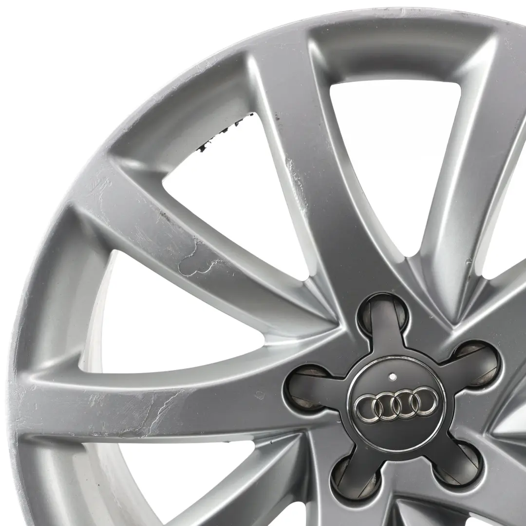 Jante Alliage Argentée 18" 8J ET:47 pour Audi A4 B8 à propos du numéro de pièce 8K0601025BT Audi A4 B8 Jante Alliage Argentée 18" 8J ET:47 - SKU 8K0601025BT-1 - Numéro de pièce 8K0601025BT