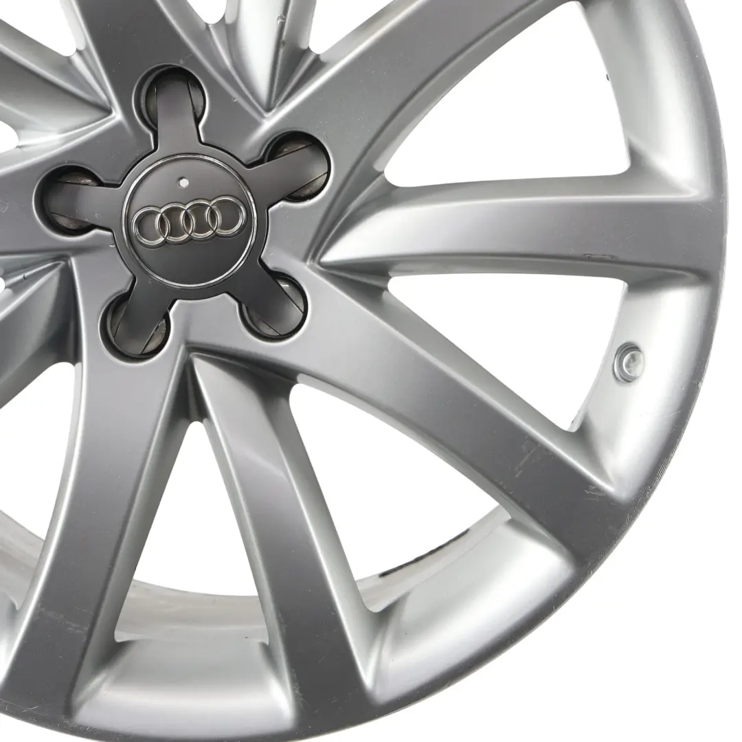 Audi A4 B8 Jante Alliage Argentée 18" 8J ET:47 - SKU 8K0601025BT-1 - Numéro de pièce 8K0601025BT