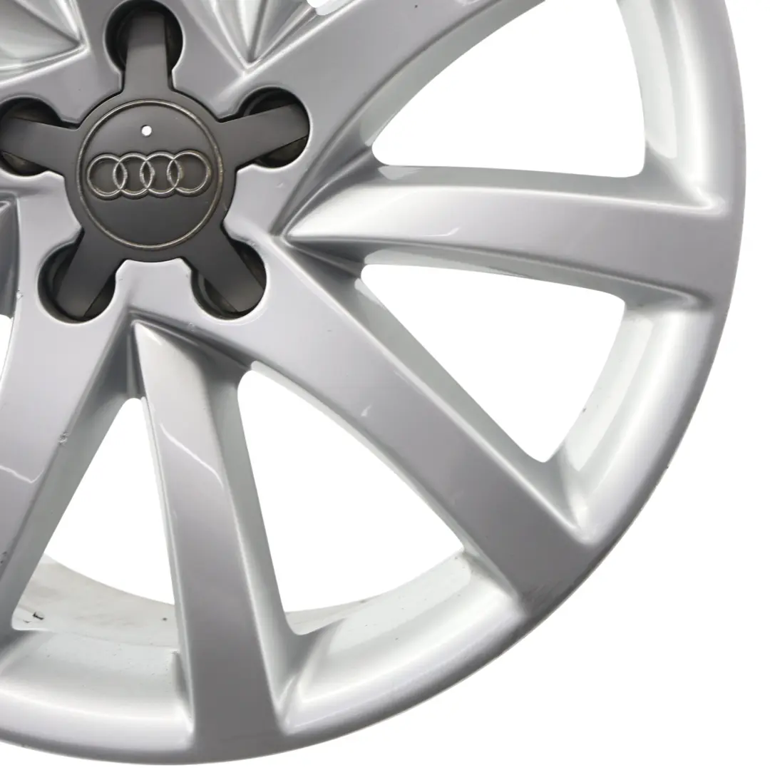 Audi A4 B8 Srebrna Felga Aluminiowa 18" 8J ET:47 - SKU 8K0601025BT-2 - Numer Części 8K0601025BT
