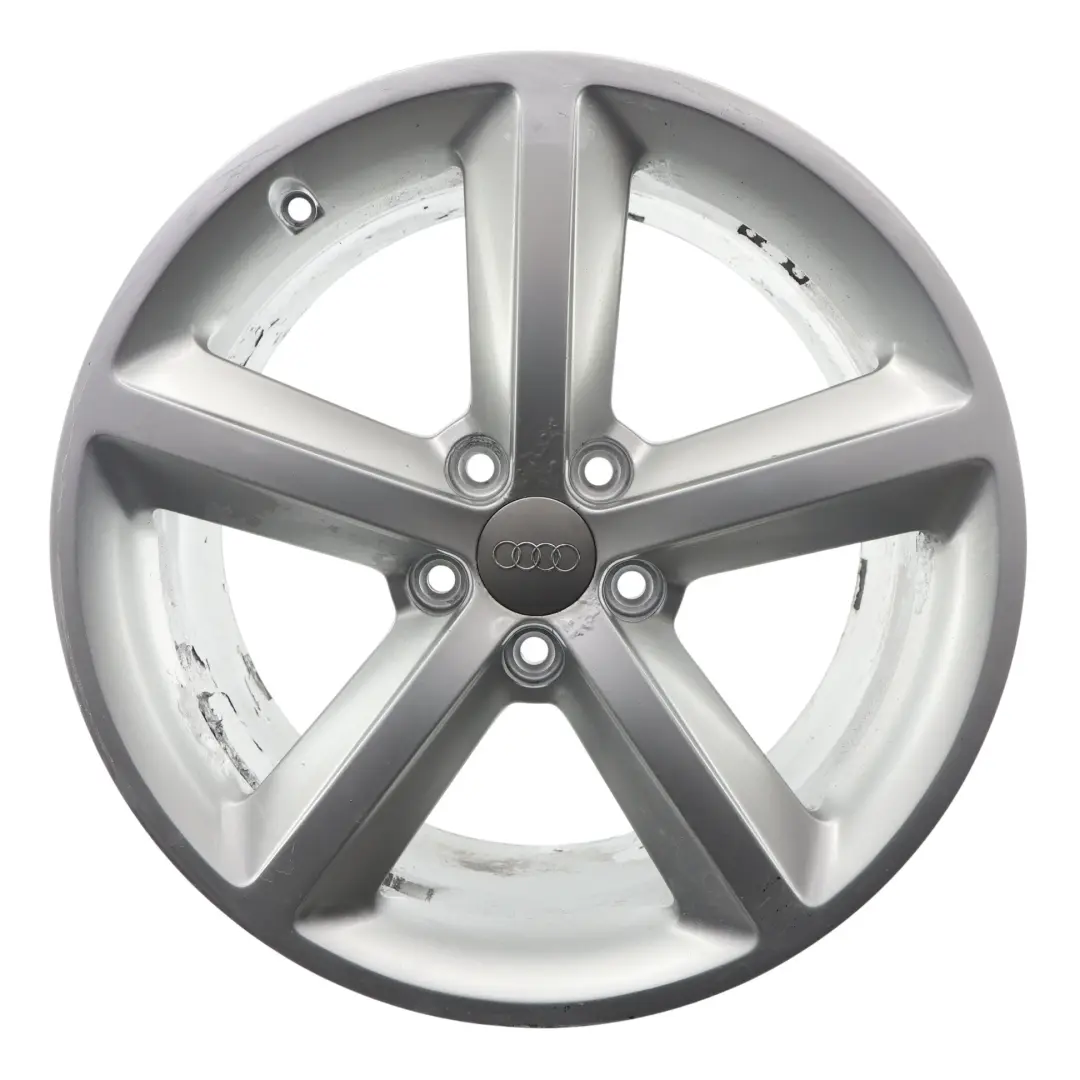 Audi A4 B8 8K Cerchio In Lega Argento 18" ET:47 8J Star Spoke - SKU 8K0601025Q-1 - Numero di parte 8K0601025Q