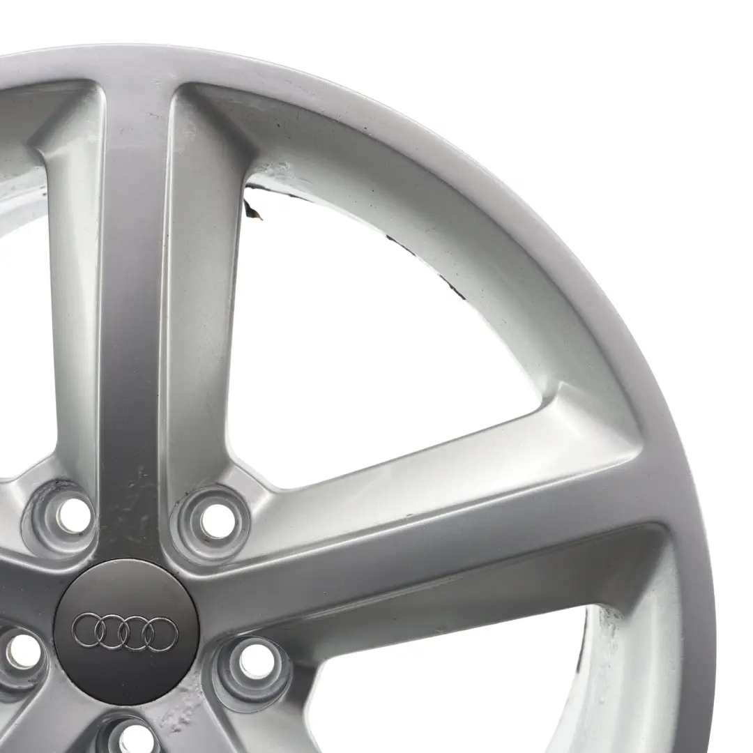 Audi A4 B8 8K Cerchio In Lega Argento 18" ET:47 8J Star Spoke - SKU 8K0601025Q-1 - Numero di parte 8K0601025Q