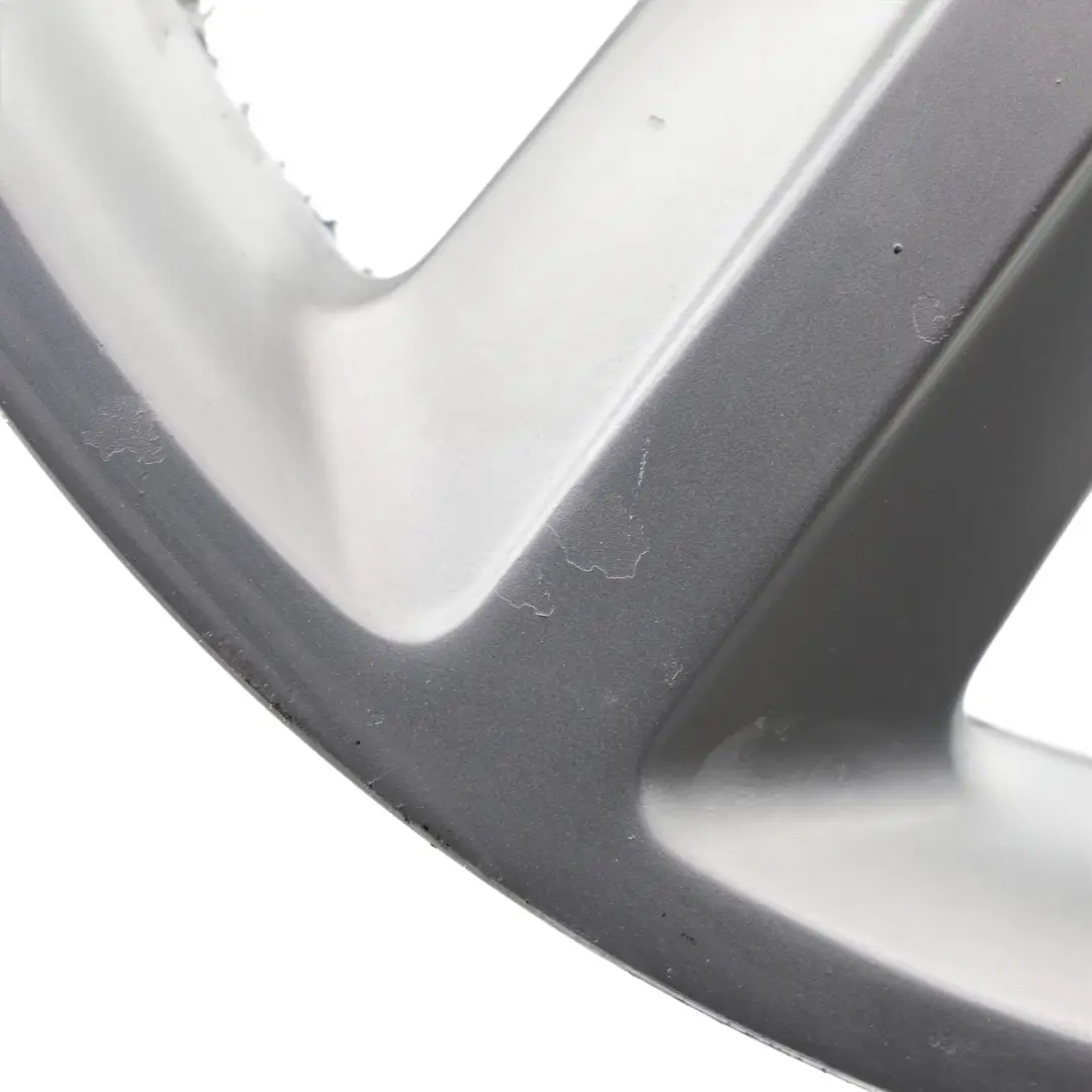 Audi A4 B8 8K Silver Wheel Alloy Rim 18" ET:47 8J Star Spoke - SKU 8K0601025Q-1 - Part number 8K0601025Q