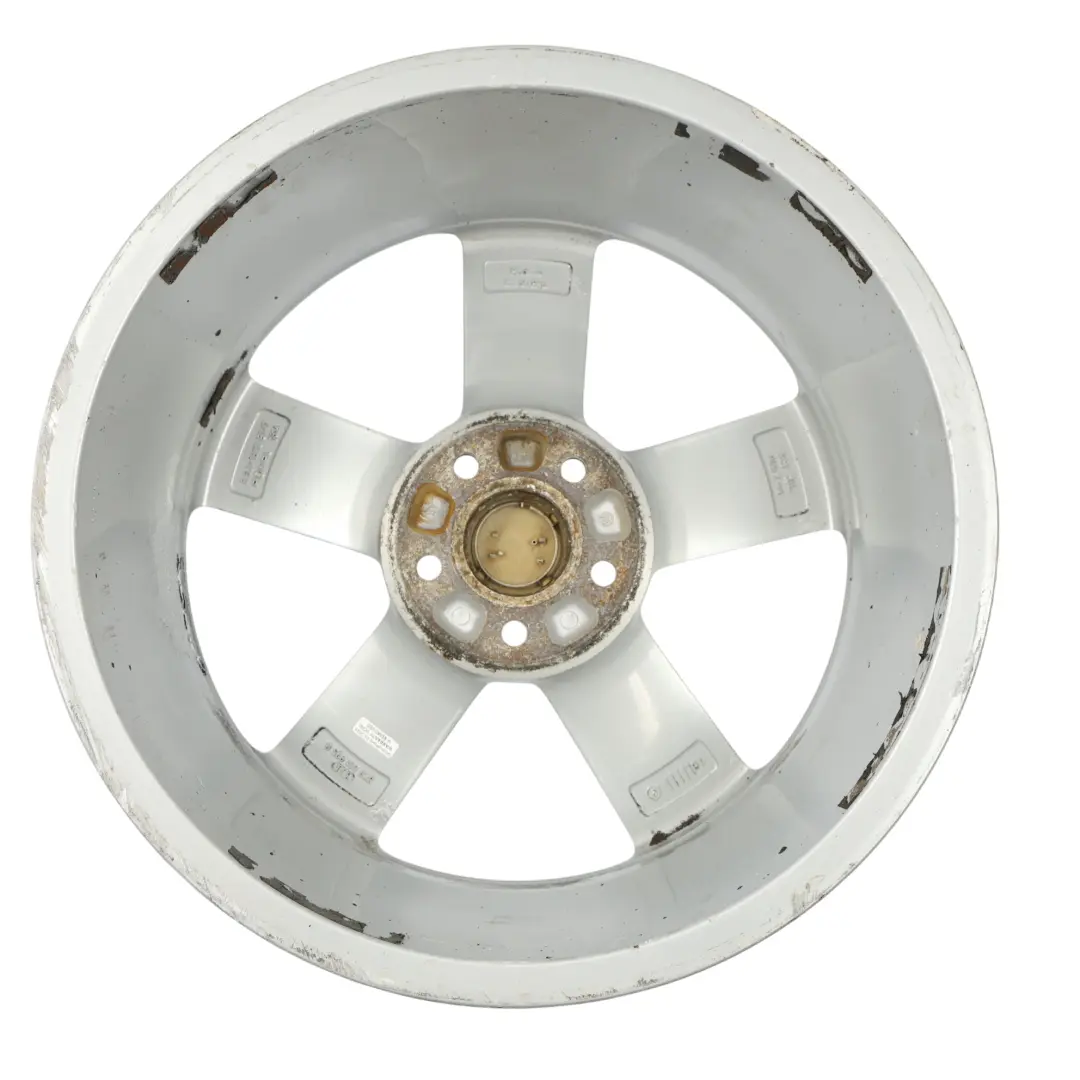 Audi A4 B8 8K Silver Wheel Alloy Rim 18" ET:47 8J Star Spoke - SKU 8K0601025Q-3 - Part number 8K0601025Q