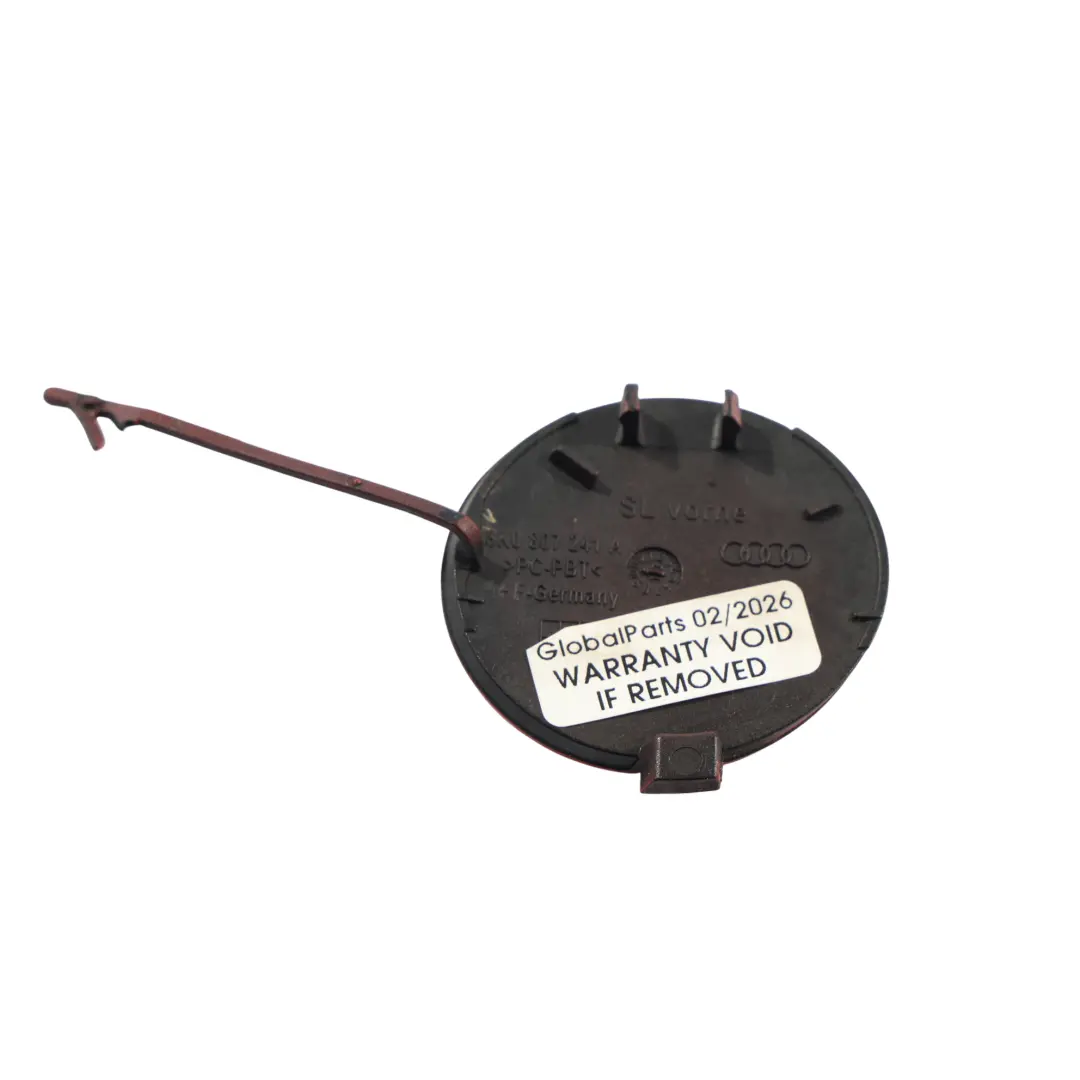 Audi A4 B8 Cache Anneau Remorquag Pare-Chocs Avant Rouge Misano - Z3M - SKU 8K0807241A-MRE - Numéro de pièce 8K0807241A