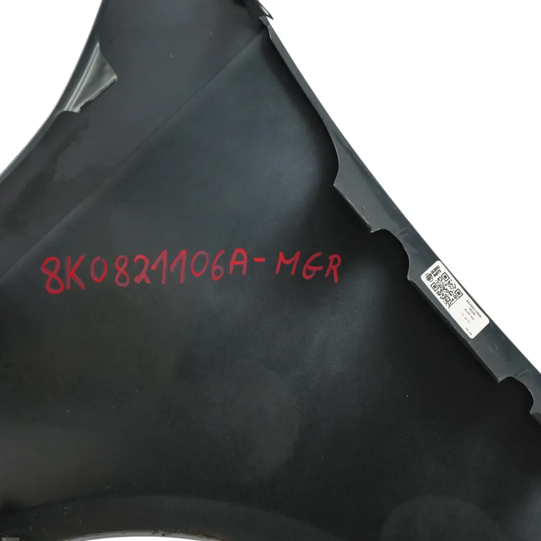 Audi A4 B8 Pannello Laterale Anteriore Destro Parafango Meteor Grey Z7H - SKU 8K0821106A-MGR - Numero di parte 8K0821106A