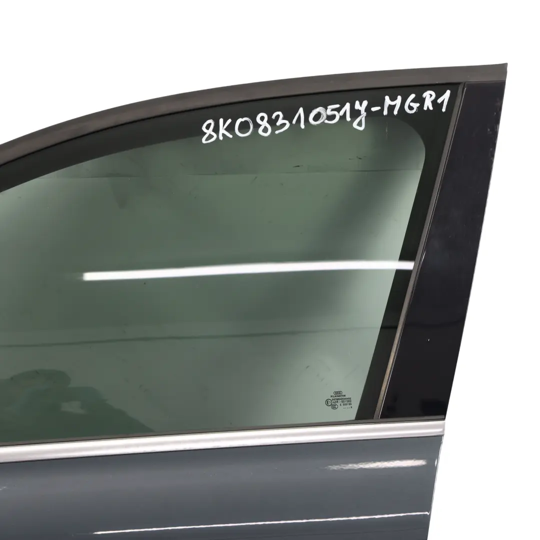 Door Front Left N/S Meteor Grey Pearl Metallic - Z7H to Audi A4 B8 with Part number 8K0831051J Audi A4 B8 Door Front Left N/S Meteor Grey Pearl Metallic - Z7H - SKU 8K0831051J-MGR1 - Part number 8K0831051J