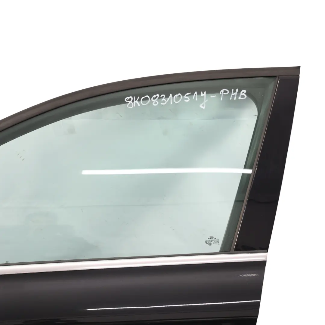 Front Door Left N/S Phantom Black Pearl Effect - Z9Y to Audi A4 B8 with Part number 8K0831051J Audi A4 B8 Front Door Left N/S Phantom Black Pearl Effect - Z9Y - SKU 8K0831051J-PHB - Part number 8K0831051J