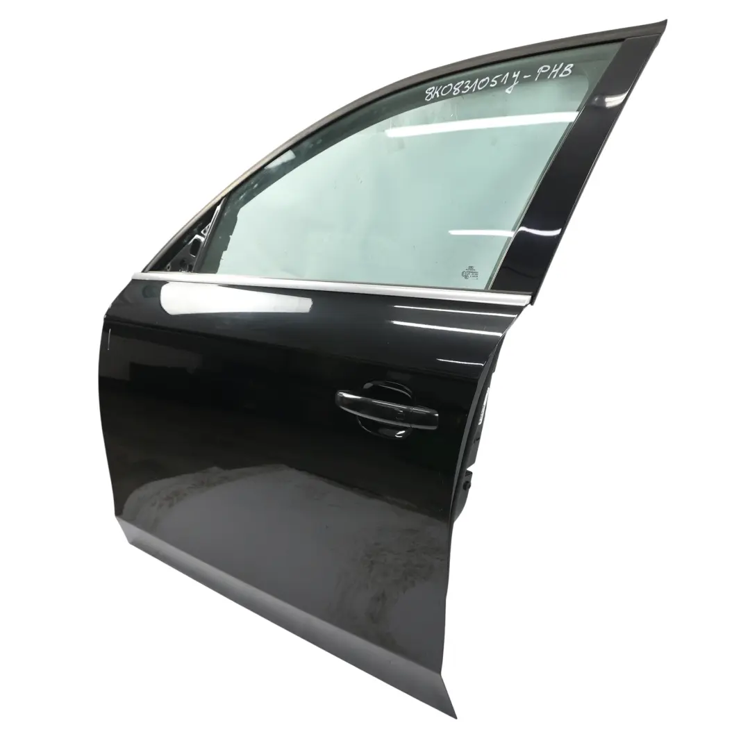 Audi A4 B8 Front Door Left N/S Phantom Black Pearl Effect - Z9Y - SKU 8K0831051J-PHB - Part number 8K0831051J