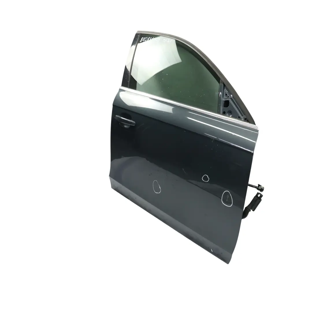 Audi A4 B8 Door Front Right O/S Brilliant Black Metallic - LY9B - SKU 8K0831052J-MGR1 - Part number 8K0831052J