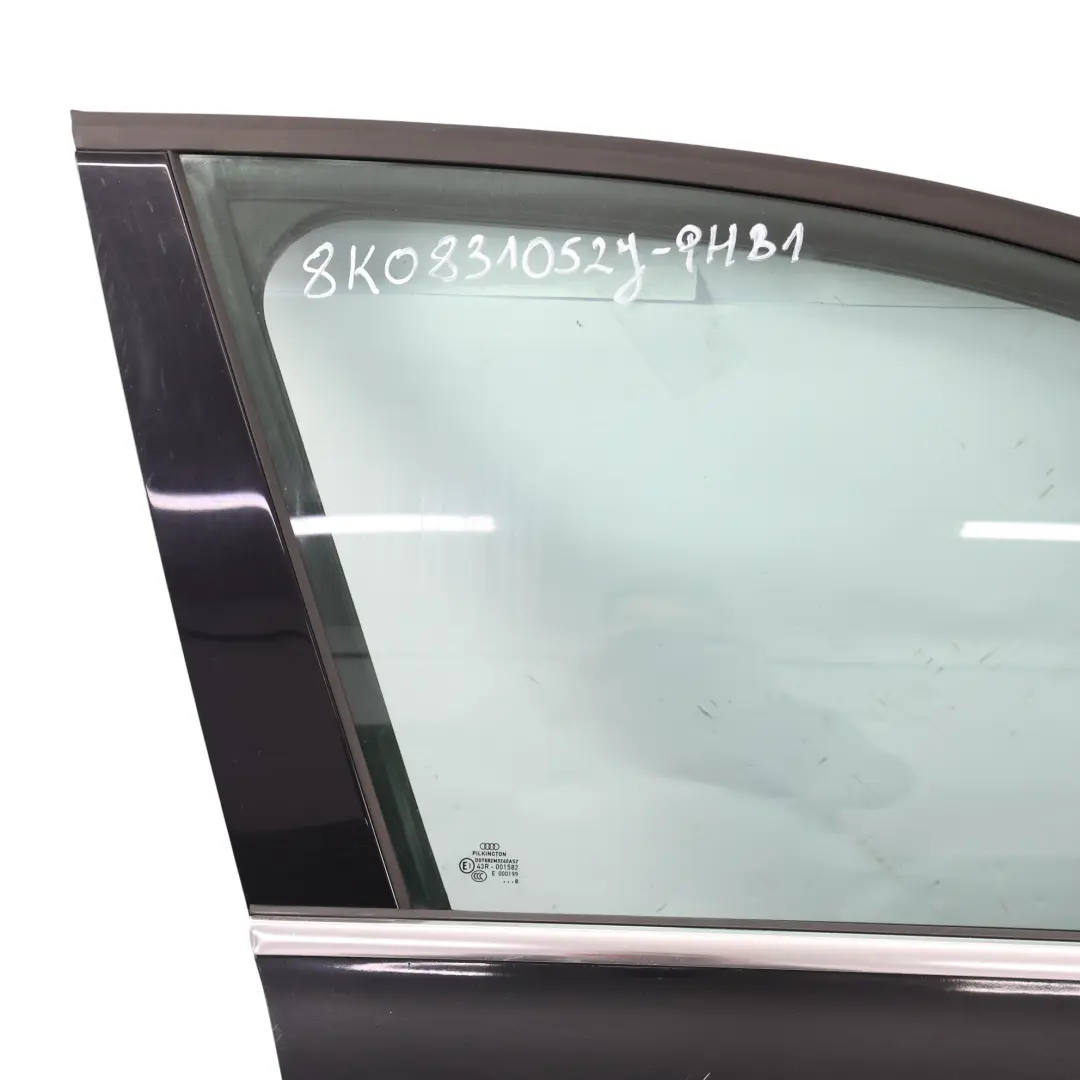 Front Door Right O/S Brilliant Black Metallic - LY9B to Audi A4 B8 with Part number 8K0831052J Audi A4 B8 Front Door Right O/S Brilliant Black Metallic - LY9B - SKU 8K0831052J-PHB1 - Part number 8K0831052J